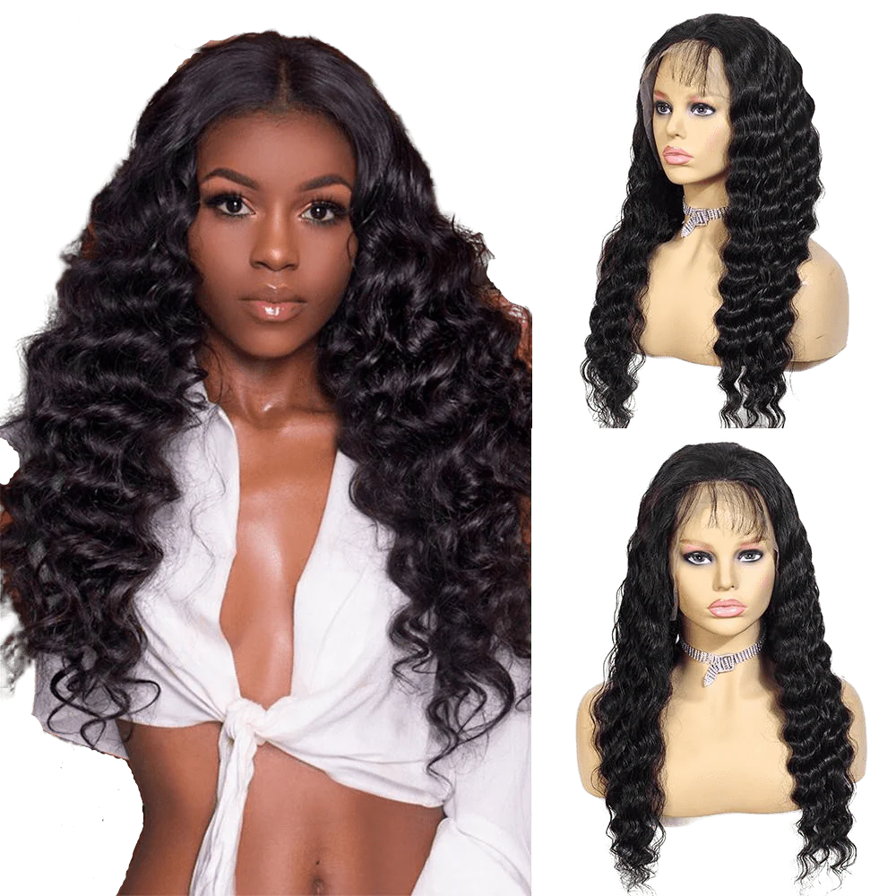 Perruque Deep Wave Cheveux Naturels