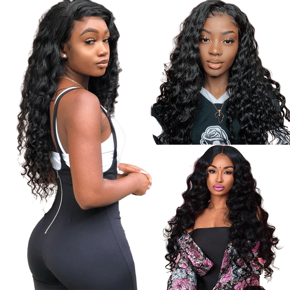 Perruque Deep Wave Cheveux Naturels