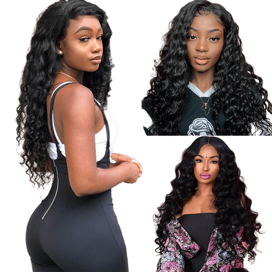 Perruque Deep Wave Cheveux Naturels