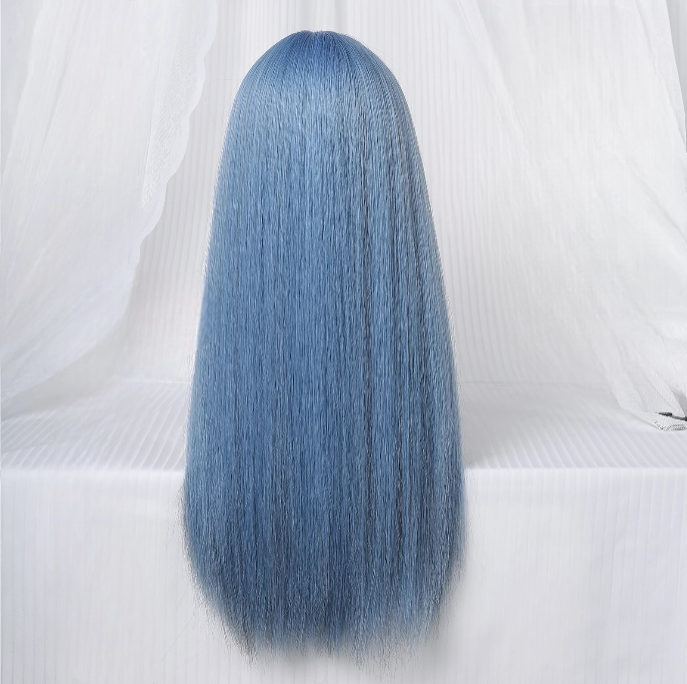 SyntheticHairWig™ - Bleu